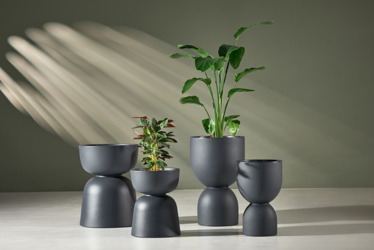 Donice ogrodowe antracyt Monumo